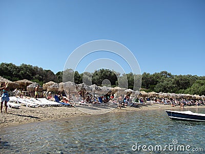 Island in the Aegean Sea Editorial Stock Photo