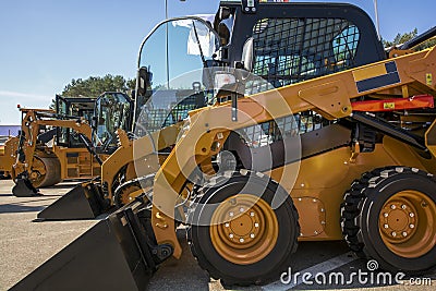 Skid steer loader Stock Photo