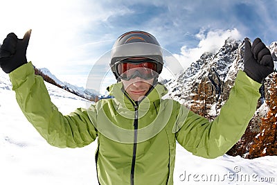 Skier Stock Photo