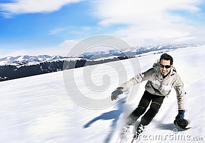 Skier Stock Photo