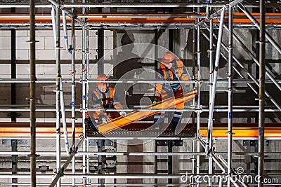 Construction of the Lakhta Center Editorial Stock Photo