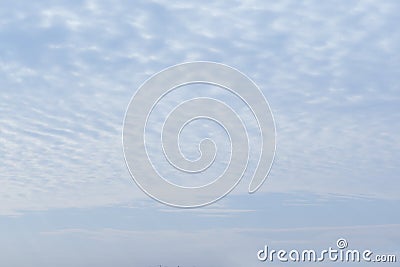 The skies in the afternoon. There`s a glittering sun. With a white blanket covering the area. Good weather Stock Photo