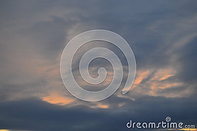 Skies waking up to embrace life Stock Photo