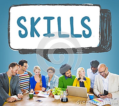 Skill Ability Qualification Performance Talent Concept Stock Photo