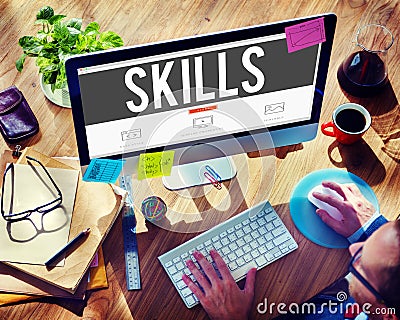 Skill Ability Qualification Performance Talent Concept Stock Photo