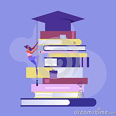 Skill and knowledge empower creativity concept Vector Illustration