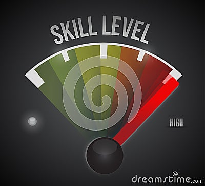 Skill level level illustration design graphic Cartoon Illustration