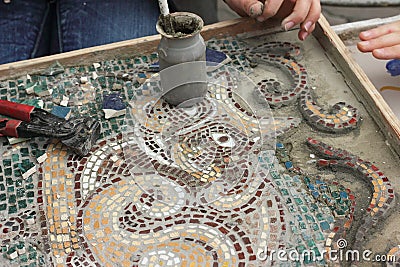 Skill mosaic Stock Photo