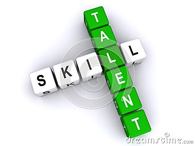 Skill and talent Stock Photo