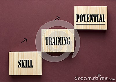 Skill Training Potential Concept Stock Photo