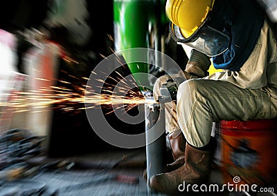 Skilled worker Stock Photo