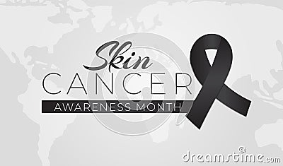 Skin Cancer Melanoma Awareness Month Background Illustration Vector Illustration