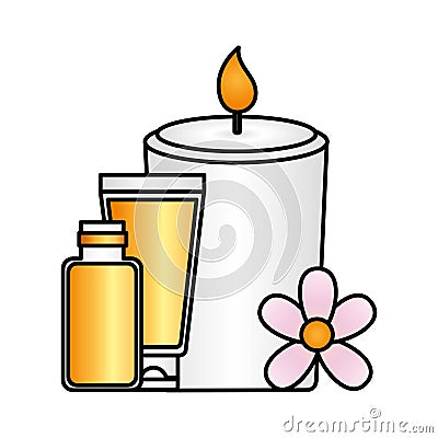 Spa treatment therapy Vector Illustration