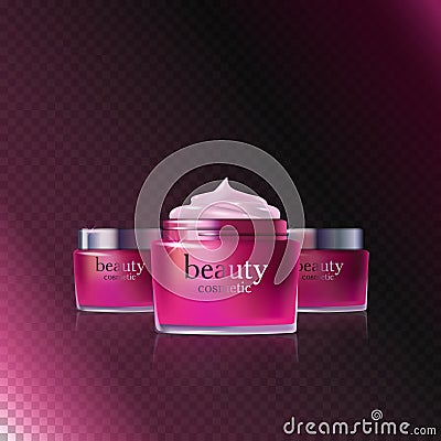 Skin Care Cosmetic Vector Illustration