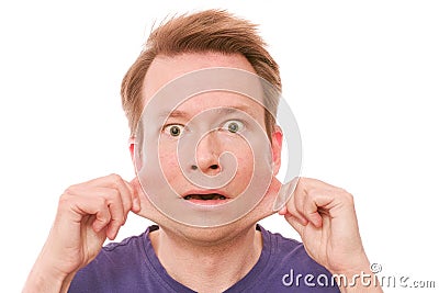 Skin elasticity Stock Photo