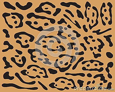 Skin of leopard 6 Cartoon Illustration