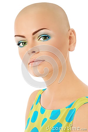 Skinhead beauty Stock Photo