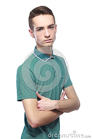 Skinny young man Stock Photo