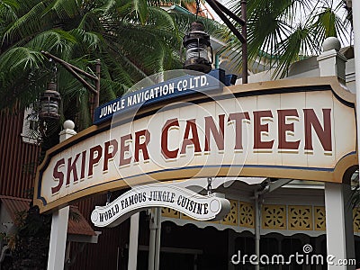 The Skipper Canteen in the Magic Kingdom at WDW Editorial Stock Photo