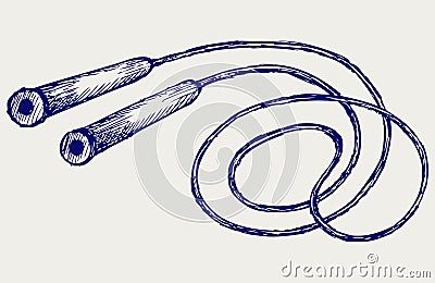 Skipping rope Vector Illustration