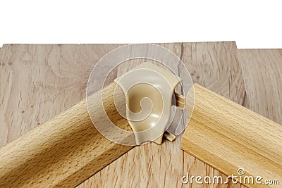 Skirting board Stock Photo