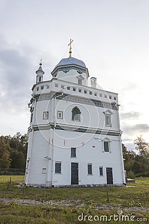 Skit of Epiphany of Lord of Resurrection New Jerusalem Monastery in Istra Stock Photo