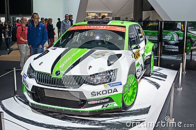 Skoda Fabia R5 rally car Editorial Stock Photo