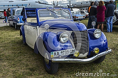 1939 SKODA Popular legendary Czech car of the second half of the 30s of the 20th century Editorial Stock Photo