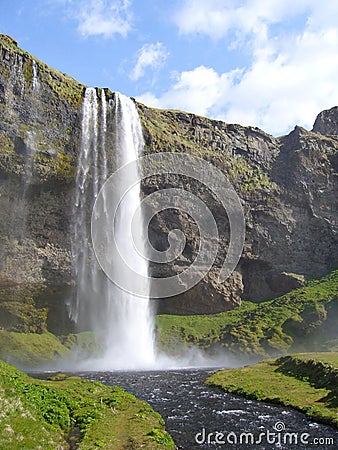 Skogafoss waterfall, Iceland Stock Photo