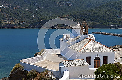 Skopelos island in Greece Stock Photo