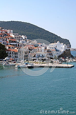 Skopelos island, Greek Sporades Stock Photo