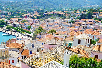 Skopelos town, Greece Stock Photo