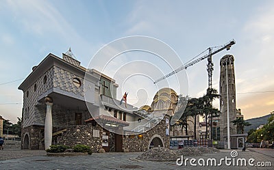 Memorial House of Mother Teresa in Skopje, Republic of Macedonia Editorial Stock Photo