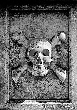 Skull and crossbones Stock Photo