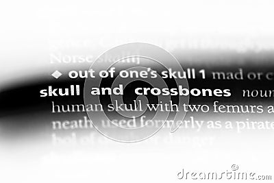 skull and crossbones Stock Photo