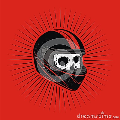 skull helmet Stock Photo