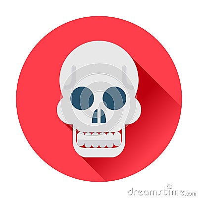 Skull icon Vector Illustration