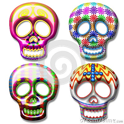 Skull Mask Stock Photo