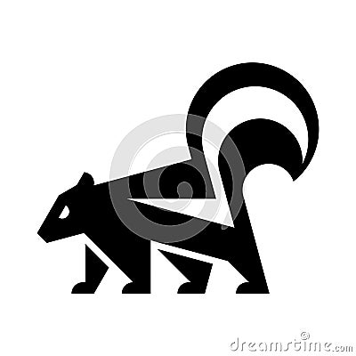 Skunk Logo Vector Illustration