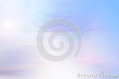 Sky background layer with sun rays Stock Photo