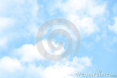 Sky background. Spindrift clouds. Blue sky with white clouds Stock Photo