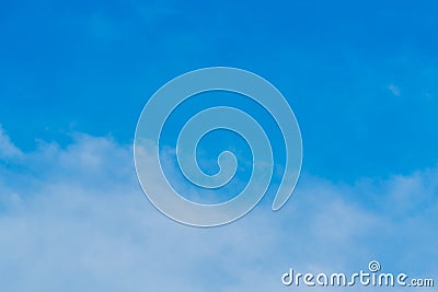 The sky is clear. Stock Photo