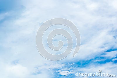 The sky is clear. Stock Photo