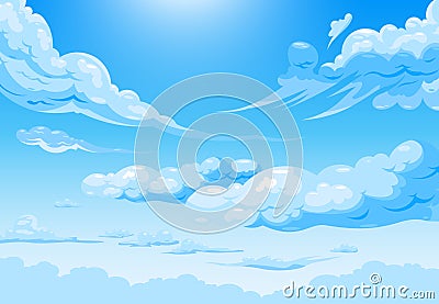 Sky Cloud Daily Illustration Vector Illustration