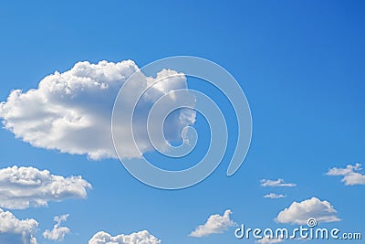 Sky and clouds. The airspace. Atmospheric mood. Environment Stock Photo