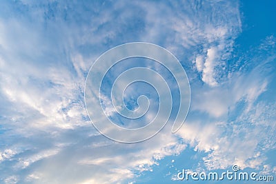 sky with clouds. cloudy skyscape background. cloudscape background. cloud in sky. background with cloud. blue sky with Stock Photo