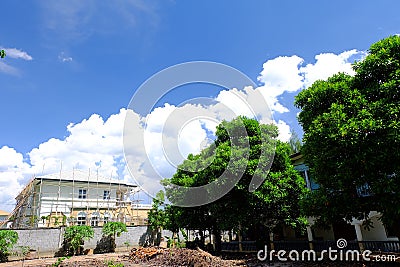 Sky with Clouds Stock Photo