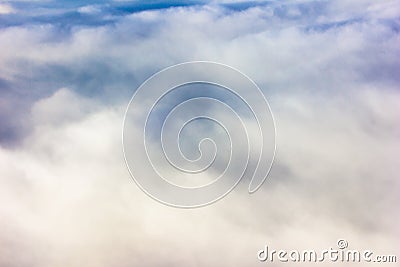 Sky clouds plane wings flying sunset nature Stock Photo
