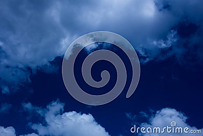 Sky and clouds, sun light abstract Stock Photo