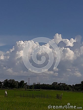 Sky is dreem, Blue sky background with white clouds. Clouds with blue sky. Light Blu Stock Photo